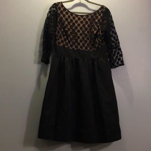 Black Polka Dot Party Dress